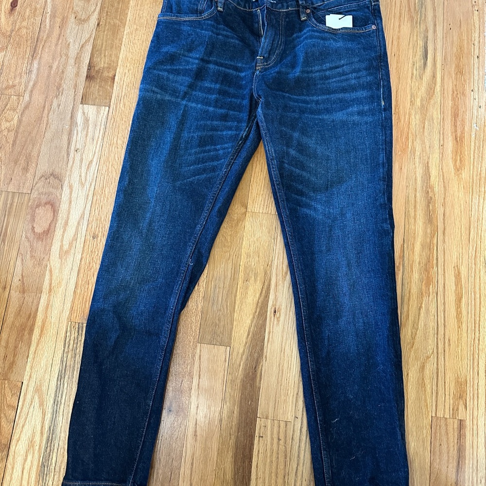 Scotch & Soda Blue Slim Jeans with Subtle Fading